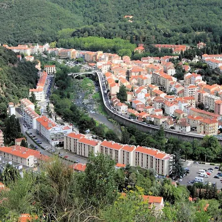 F2 Climatise, Balcon, Proche Thermes D'amelie-les-bains - Fr-1-703-21 アメリ・レ・バン・パラルダ